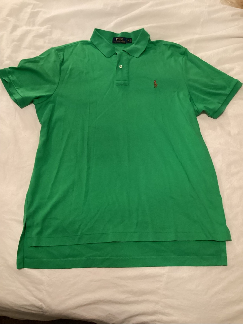 Polo by Ralph Lauren Bright Green Men's Polo Shirt